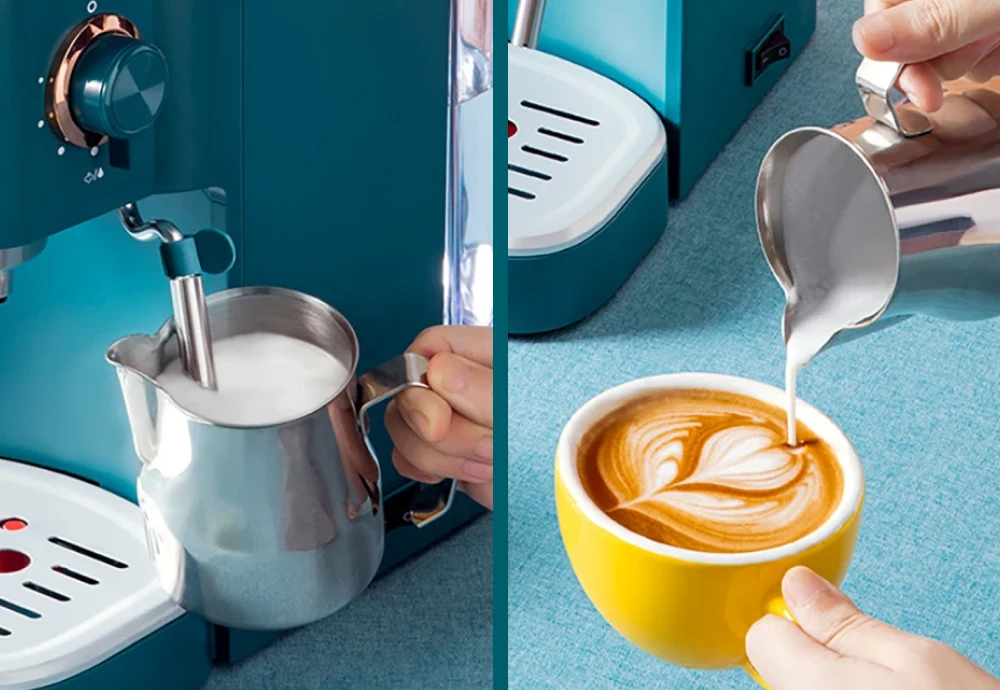 espresso machine with milk foamer